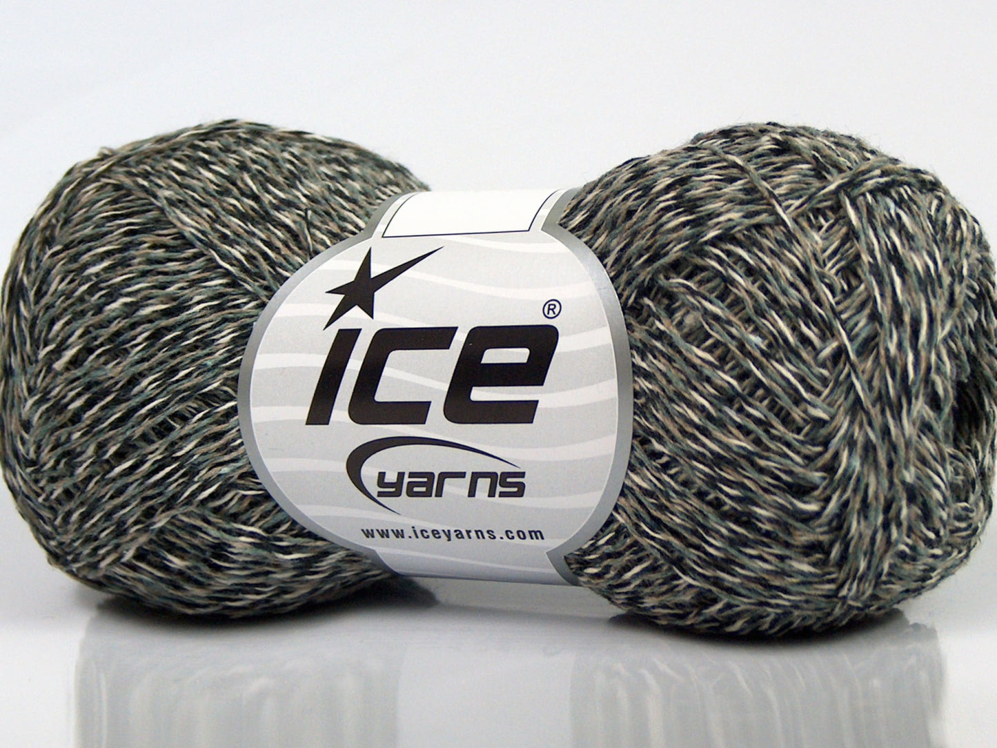 Lot of 8 Skeins Ice Yarns DENIM FINE (100% Cotton) Yarn Black Light Cream Mint Green Light Camel