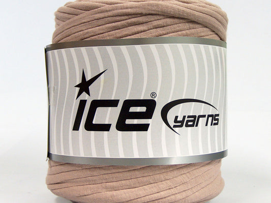 500 gr ICE YARNS UPCYCLED FABRIC 500 (95% Cotton 5% Elastan) Yarn Cream