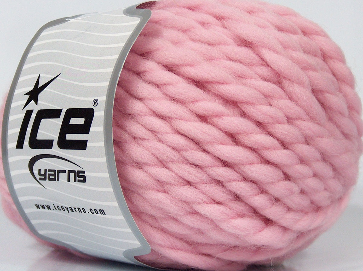 Lot of 4 x 100gr Skeins Ice Yarns SALE LUXURY-PREMIUM (100% Wool) Yarn Baby Pink