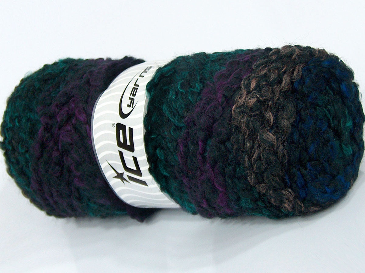 Lot of 2 x 225gr Skeins Ice Yarns MISC SALE Yarn Black Blue Fuchsia Green Copper