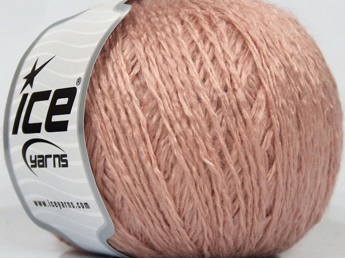 Lot of 8 Skeins Ice Yarns SALE PLAIN (23% Wool) Hand Knitting Yarn Pink