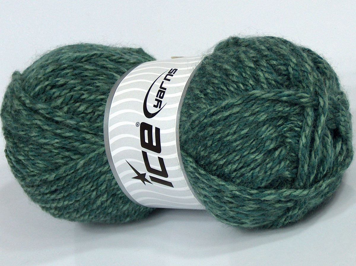 Lot of 4 x 100gr Skeins Ice Yarns MISC SALE Hand Knitting Yarn Green Shades