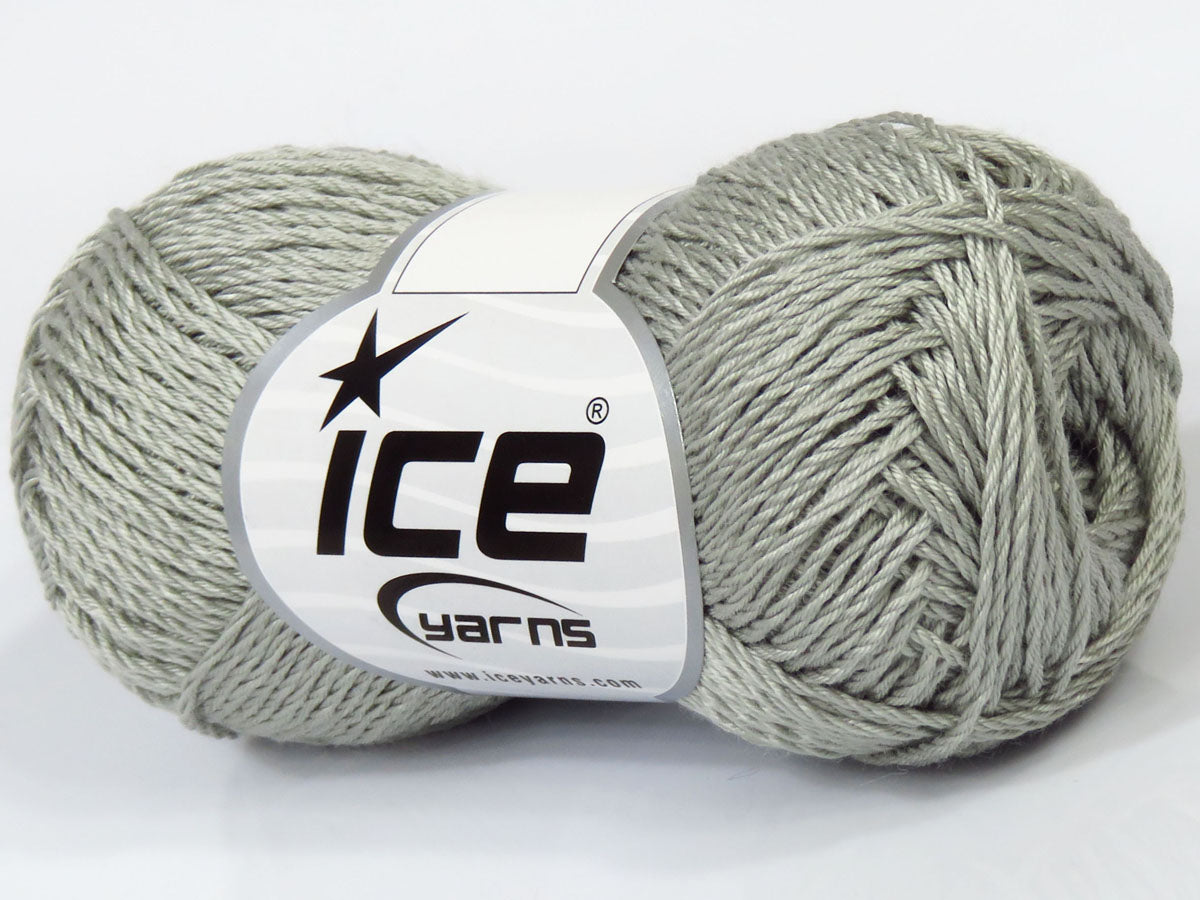 Lot of 6 Skeins Ice Yarns SALE PLAIN Hand Knitting Yarn Grey