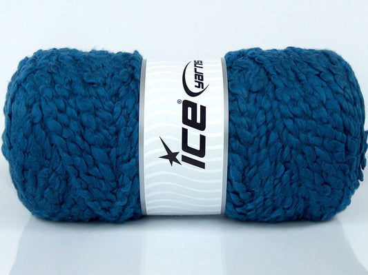 Lot of 2 x 170gr Skeins Ice Yarns AKOLA (100% Cotton) Yarn Dark Blue