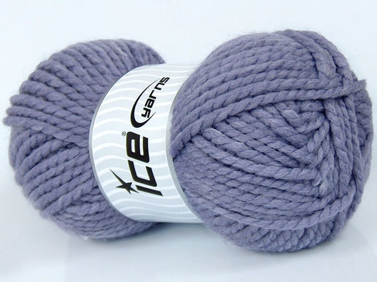 Lot of 3 x 140gr Skeins Ice Yarns ZARATE (10% Wool) Hand Knitting Yarn Lilac