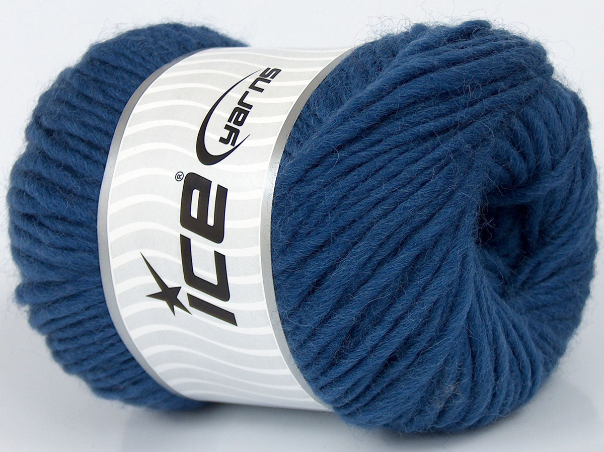 Lot of 4 x 95gr Skeins Ice Yarns SALE LUXURY-PREMIUM (100% Wool) Yarn Blue
