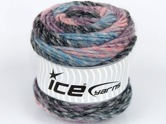 Lot of 3 x 100gr Skeins Ice Yarns SALE CAKES YARN Yarn Pink Blue White Black Salmon
