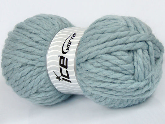 Lot of 2 x 210gr Skeins Ice Yarns SALE WINTER (5% Mohair 45% Wool) Yarn Light Blue