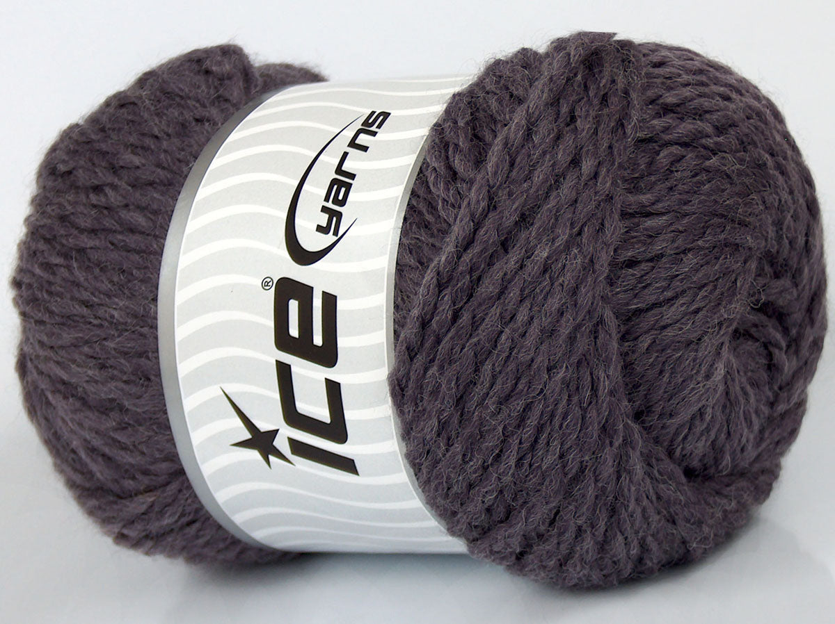 Lot of 4 x 85gr Skeins Ice Yarns SALE WINTER (50% Wool) Yarn Maroon