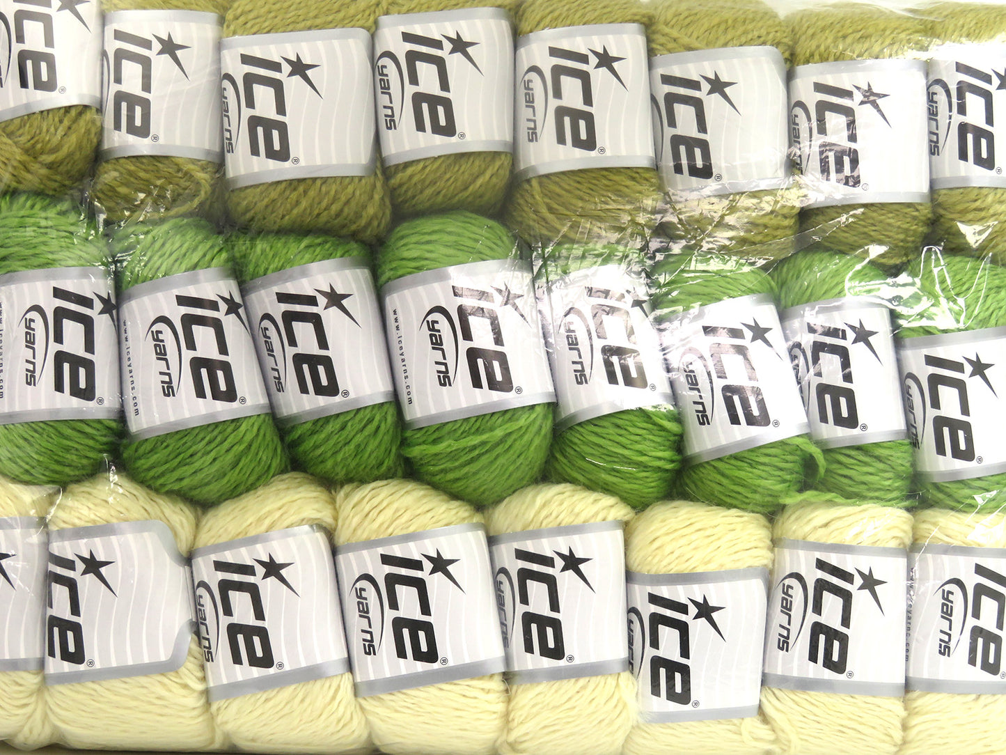Mixed Lot Multicolor Plain Yarns