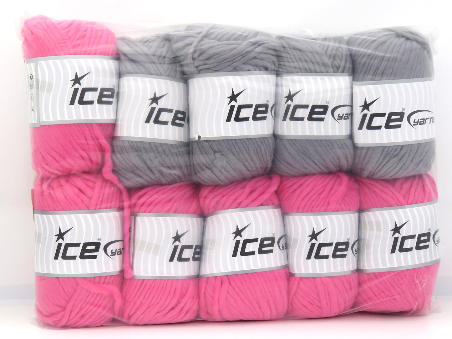 Mixed Lot Multicolor Pure Wool XL Yarns