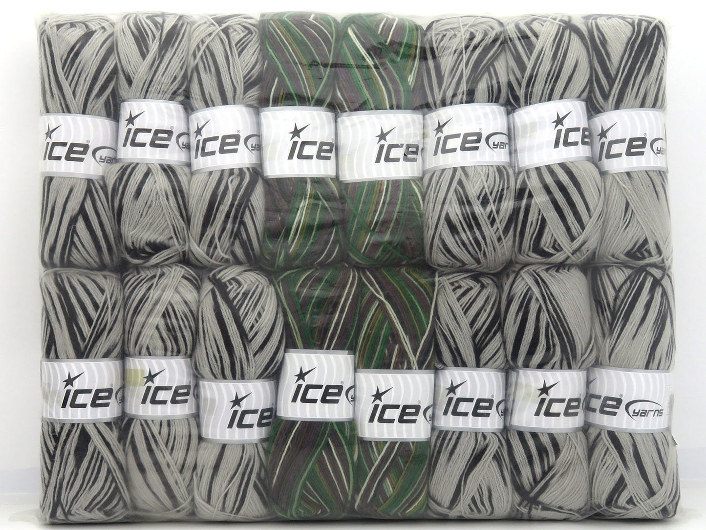 Mixed Lot Multicolor Sock Yarns fnt2-84465