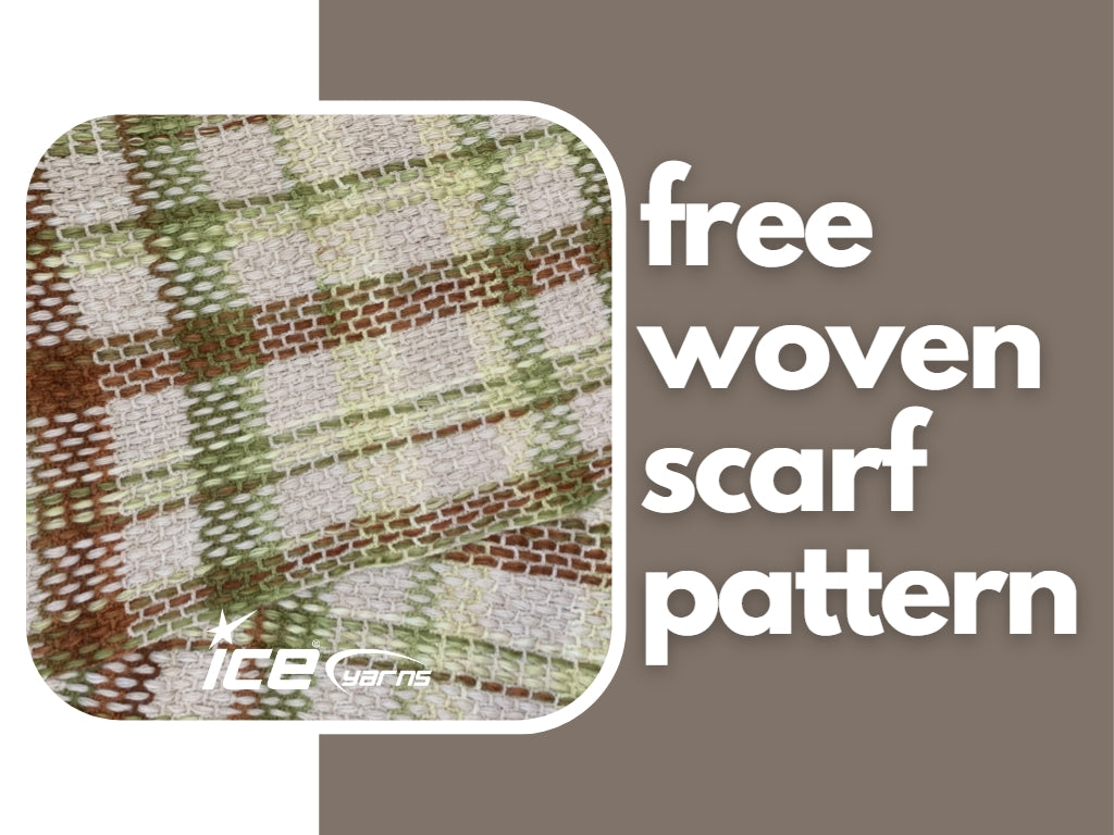 Free Woven Scarf &#8211; Mesh Stitch Pattern