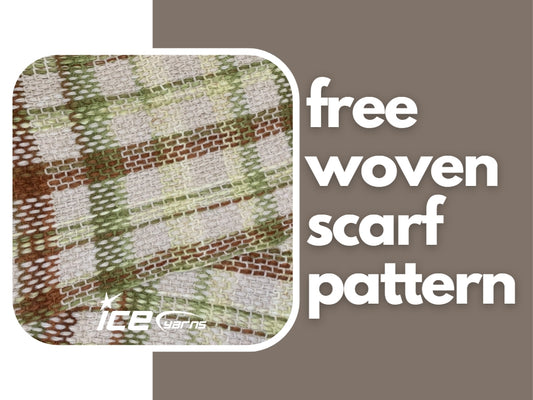 Free Woven Scarf &#8211; Mesh Stitch Pattern