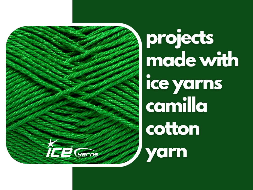 Projects Made With Ice Yarns Camilla Cotton Yarn