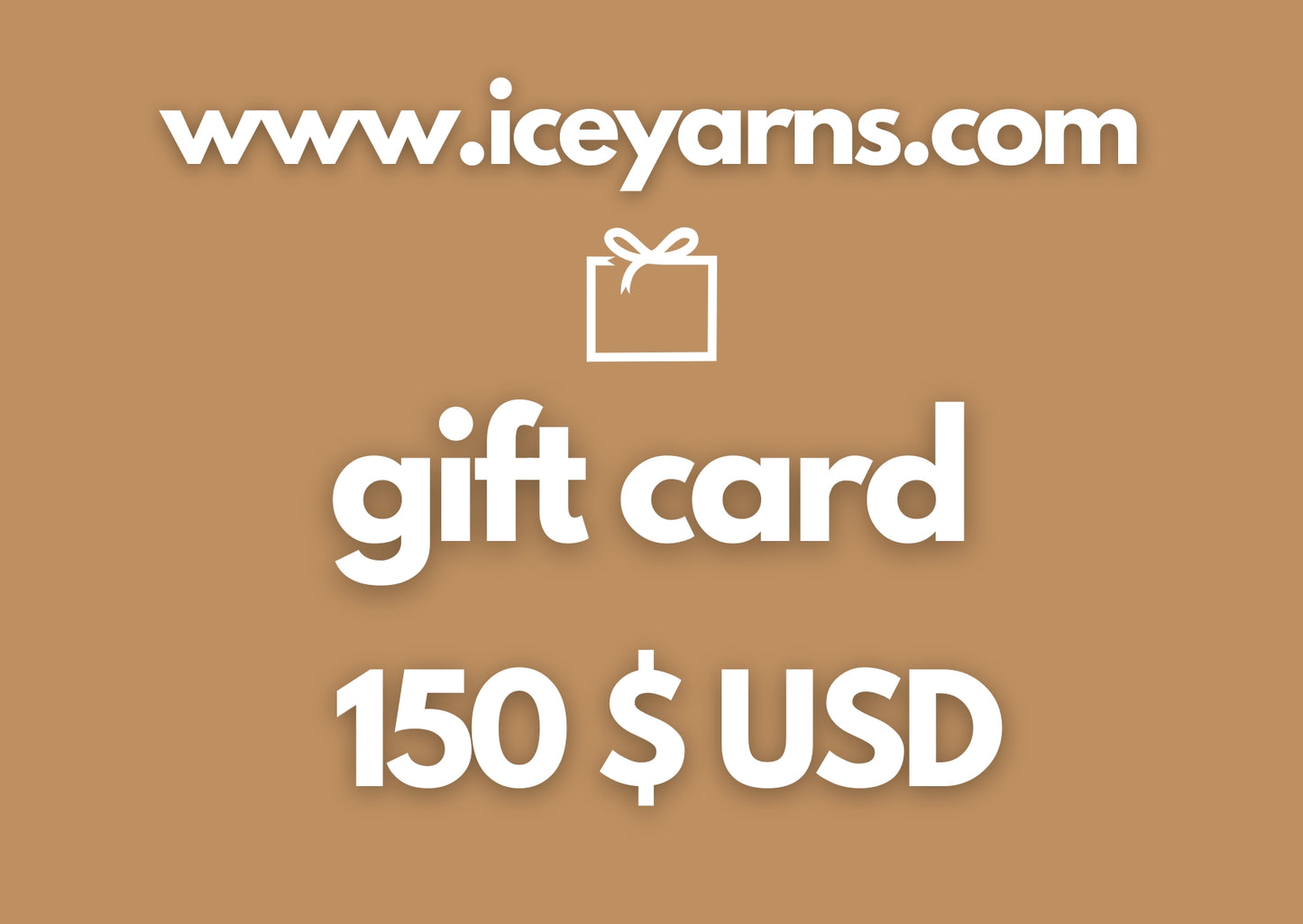 Gift Card $150 USD