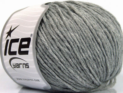 Lot of 8 Skeins ICE SALE SUMMER (20% Viscose) Hand Knitting Yarn Grey