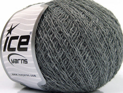 Lot of 8 Skeins ICE SALE WINTER (34% Wool 4% Elastan) Hand Knitting Yarn Grey