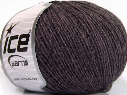 Lot of 8 Skeins ICE WOOL CORD SPORT (50% Wool) Hand Knitting Yarn Purple