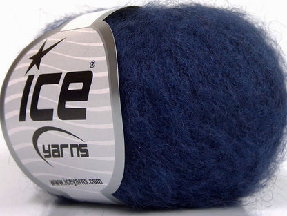 Lot of 10 Skeins ICE KID MOHAIR FINE (30% Kid Mohair) Hand Knitting Yarn Purple