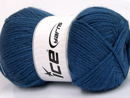 Lot of 4 x 100gr Skeins Ice Yarns GONCA Hand Knitting Yarn Blue