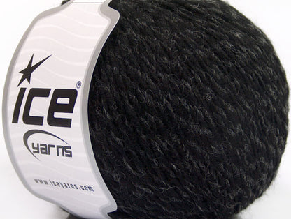 Lot of 8 Skeins Ice Yarns SALE WINTER (50% Wool) Hand Knitting Yarn Black Grey
