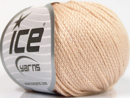 Lot of 6 Skeins ICE CASHMERE SILK CHAIN (60% Cashmere 40% Silk) Yarn Powder Pink