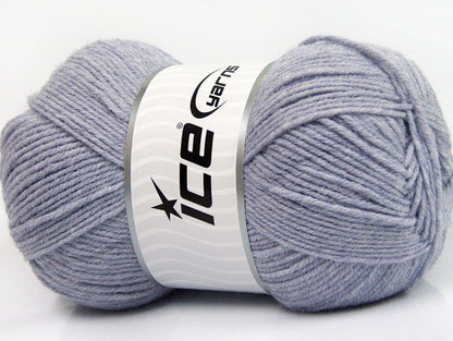 Lot of 4 x 100gr Skeins Ice Yarns SOFT TOUCH BABY Yarn Light Lavender