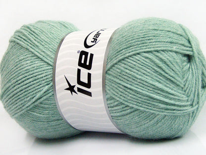 Lot of 4 x 100gr Skeins ICE SOFT TOUCH BABY Hand Knitting Yarn Mint Green