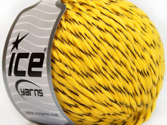 Lot of 8 Skeins ICE COLOR ACRYL Hand Knitting Yarn Light Yellow
