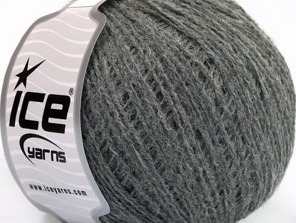 Lot of 8 Skeins Ice Yarns MASTER ALPACA FINE (25% Alpaca 25% Merino Wool) Yarn Grey