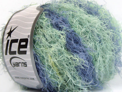 Lot of 8 Skeins Ice Yarns MODENA VISCOSE (40% Viscose 30% Wool) Yarn Lilac Mint Green