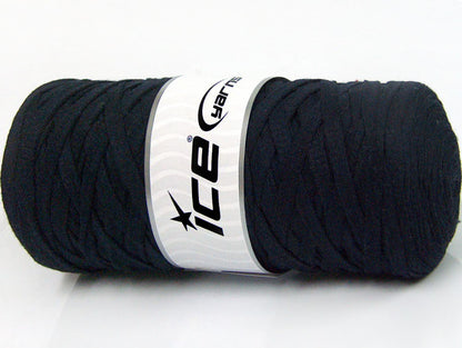 250 gr ICE YARNS JUMBO COTTON RIBBON (100% Recycled Cotton) Yarn Dark Navy