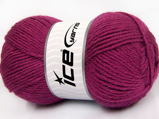 Lot of 4 x 100gr Skeins Ice Yarns ALPACA CLASSIC (25% Alpaca 25% Wool) Yarn Orchid