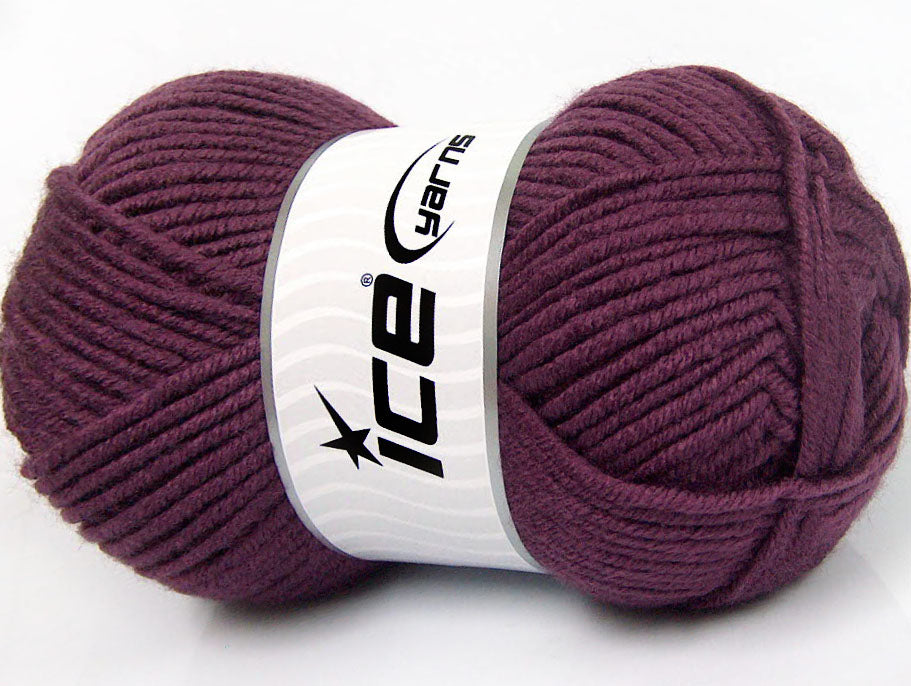 Lot of 4 x 100gr Skeins Ice Yarns LACQUER Hand Knitting Yarn Lavender