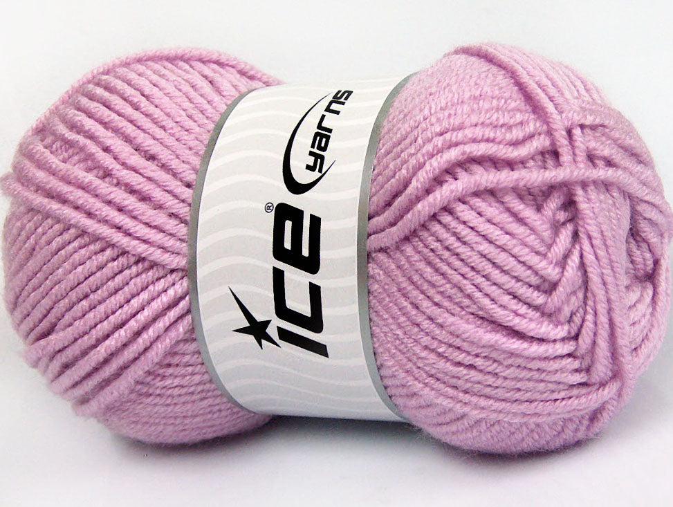 Lot of 4 x 100gr Skeins ICE LACQUER Hand Knitting Yarn Light Lilac