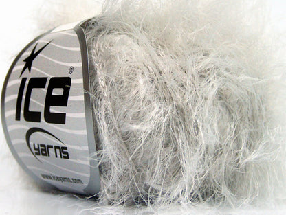 Lot of 8 Skeins Ice Yarns TECHNO Hand Knitting Yarn Light Grey