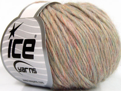 Lot of 8 Skeins ICE PERU ALPACA BULKY (25% Alpaca 50% Merino Wool) Yarn Pastel Colors