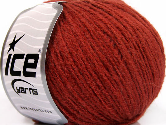 Lot of 8 Skeins Ice Yarns MASTER ALPACA (25% Alpaca 25% Merino Wool) Yarn Dark Orange