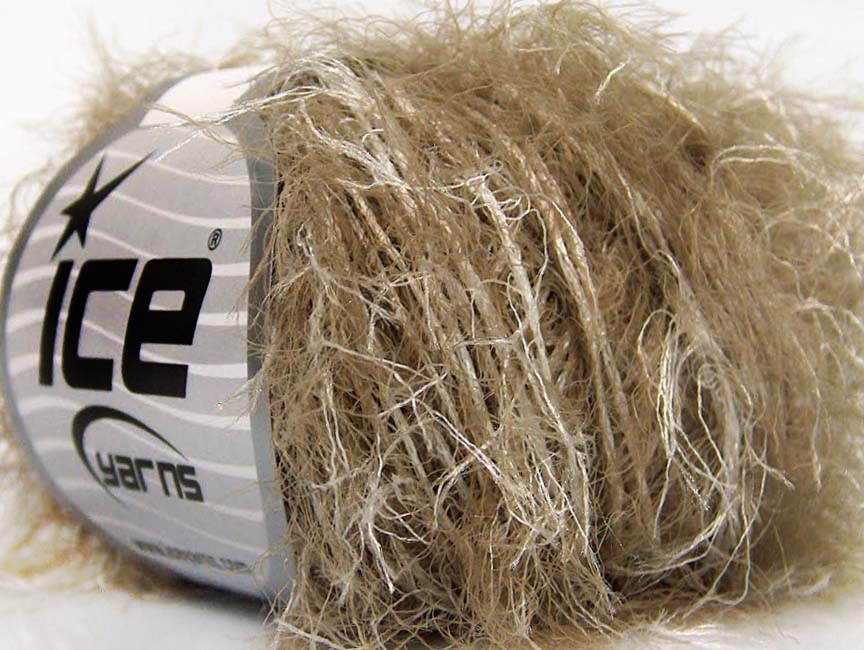 Lot of 8 Skeins Ice Yarns TECHNO STAR Hand Knitting Yarn Camel White