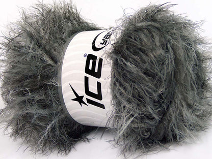 Lot of 4 x 100gr Skeins Ice Yarns TECHNO PLY Yarn Black Grey Shades