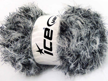 Lot of 4 x 100gr Skeins Ice Yarns TECHNO PLY Yarn Navy White Black