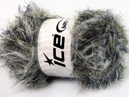 Lot of 4 x 100gr Skeins Ice Yarns TECHNO PLY Yarn Navy White Green