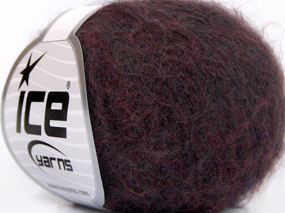 Lot of 10 Skeins Ice Yarns ALPACA SUPERFINE WOOL COMFORT (28% Alpaca Superfine 31% Wool) Yarn Maroon