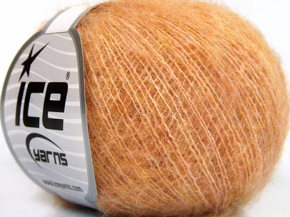 Lot of 10 Skeins Ice Yarns ALPACA SUPERFINE WOOL COMFORT (28% Alpaca Superfine 31% Wool) Yarn Gold Shades