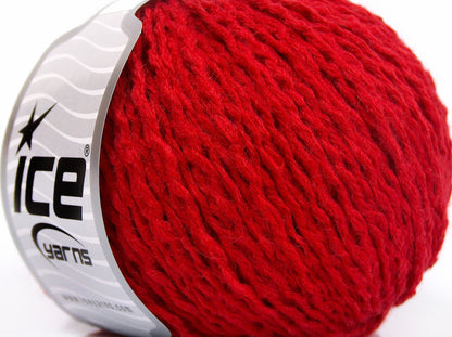 Lot of 8 Skeins Ice Yarns SALE WINTER (50% Wool) Hand Knitting Yarn Red