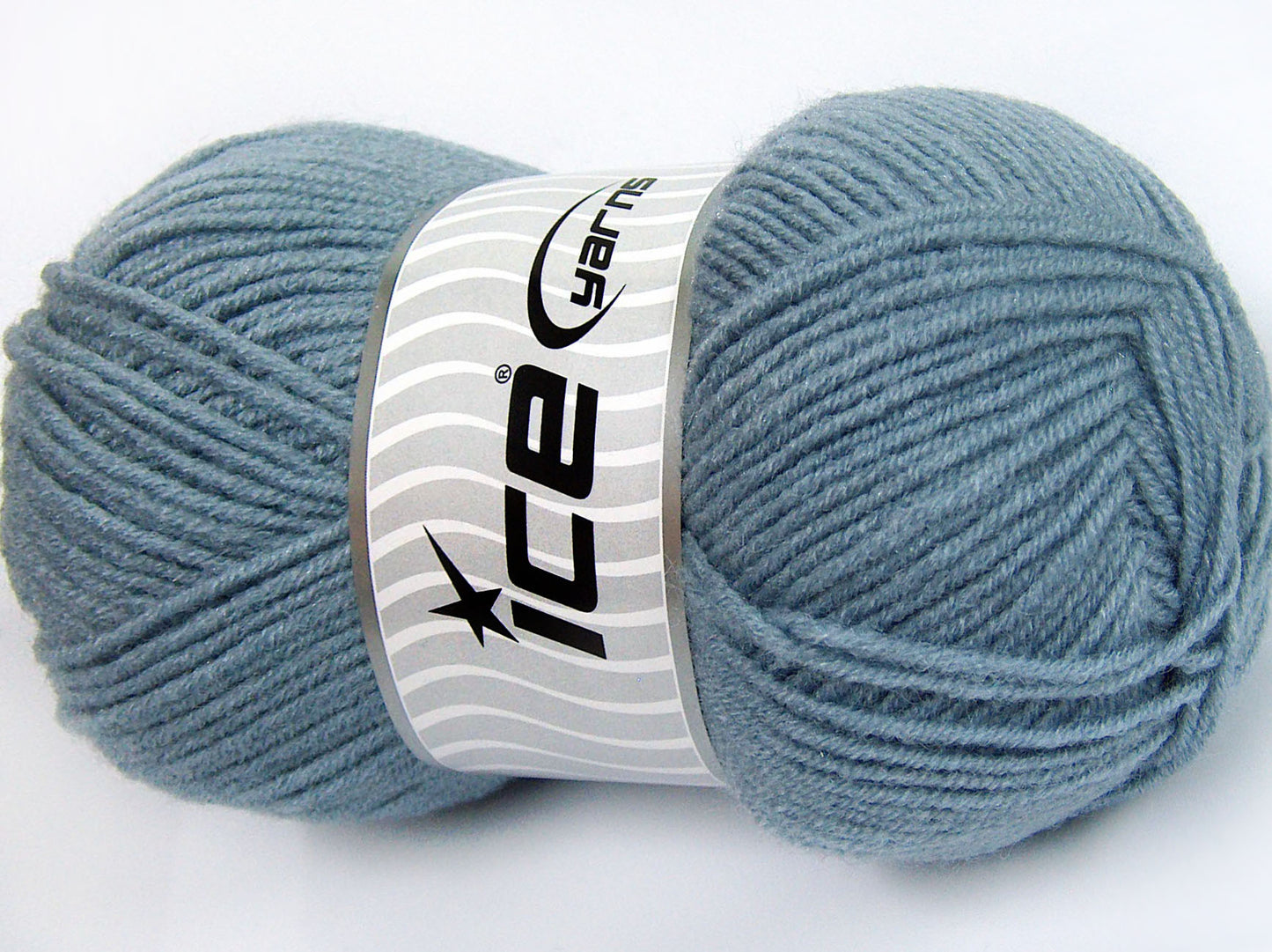 Lot of 4 x 100gr Skeins Ice Yarns FAVOURITE WOOL (50% Wool) Yarn Indigo Blue