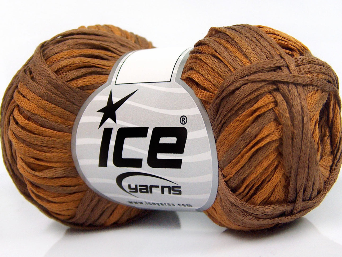 Lot of 8 Skeins Ice Yarns FETTUCCIA FINE Hand Knitting Yarn Brown Shades