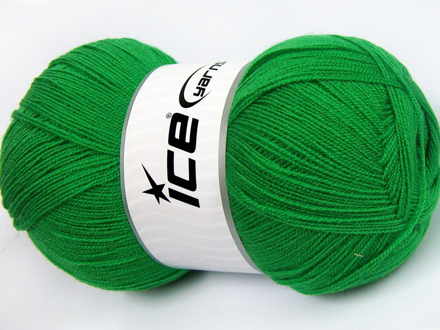 Lot of 4 x 100gr Skeins Ice Yarns KRISTAL Hand Knitting Yarn Green