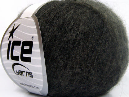 Lot of 10 Skeins Ice Yarns KID MOHAIR FINE (30% Kid Mohair) Yarn Brown Shades